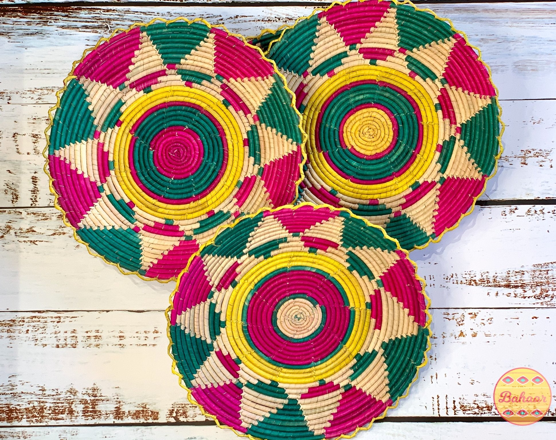 Basant Handwoven Baskets - Bahaar Kitchen