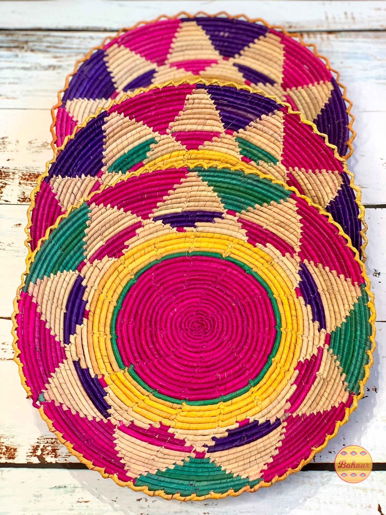Basant Handwoven Baskets - Bahaar Kitchen