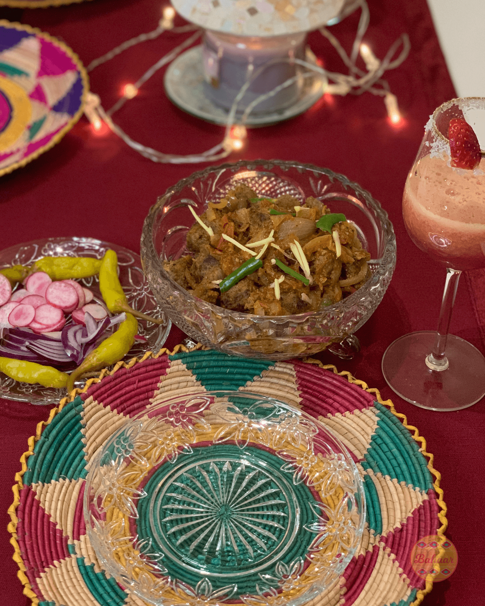 Basant Handwoven Baskets - Bahaar Kitchen