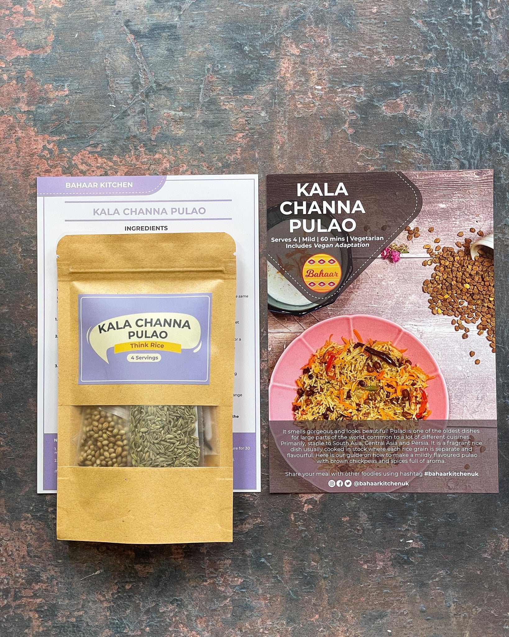 Kala Channa Pulao - Bahaar Kitchen